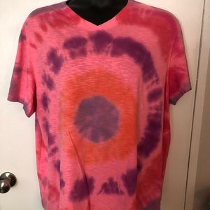 Tie-dyed t-shirt home-made